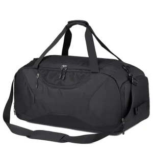 Custom Logo Men’s Travel Duffel Bag with Shoe Compartment Dry Wet Separation Gym Fitness Luggage for Business Travel