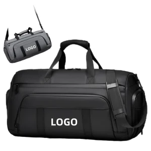 Custom Logo Oxford Durable Portable Travel Luggage Bag Large Capacity Waterproof Unisex Gym Bag Shoe