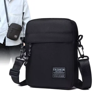 Custom Logo Oxford Fashion Outdoor Sports New Design Unisex Side Crossbody Bag Men’s Messenger Bag