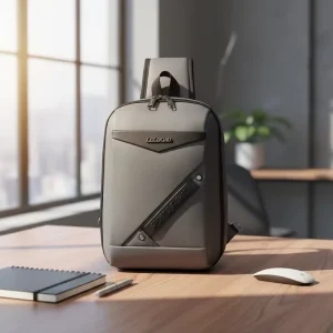 Custom Logo Portable Fashion Casual Crossbody Bag Polyester Zipper Large Capacity Gym Travel Men’s Sports Chest Bag