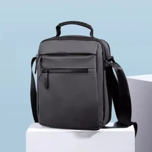 Custom Logo Recycle Nylon Business Handbag Crossbody Men’s Messenger Sling Shoulder Bags for Men
