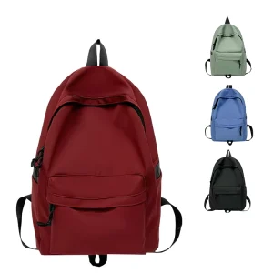Custom Logo Simple Large Capacity Waterproof Oxford School Book Bag Backpack Casual Student Backpack For Kids