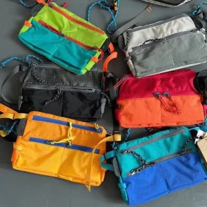 Custom Logo Small Crossbody Sport Fishing Bag Nylon Retro Envelope Bag Men’s Sling Shoulder Messenger Bags for Men Women