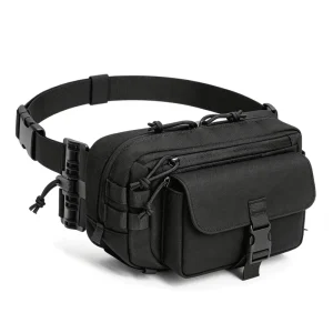 Custom Logo Trend Multi-function Waterproof Men’s Crossbody Sling Bag Travel Hiking Chest Bag