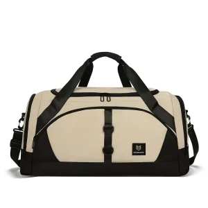 Custom Logo Unisex Light Weight Large Size 22 Inches Long Distance Fitness Polyester Luggage Duffel Gym Bags Zipper OEM and ODM
