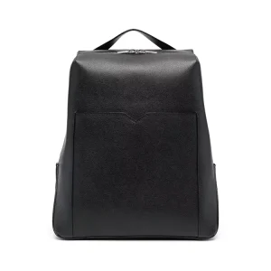 Custom Logo Vegan PU Faux Leather Men’s Fashion Business Work Laptop Travel Backpacks Bags