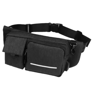 Custom Logo Waist Bag Men’s Outdoor Waterproof Sports Running Fanny Pack Bag