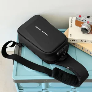 Custom Logo Waterproof Casual Sports Anti Theft Chest Bags Fanny Pack Unisex Shoulder Crossbody Bag Password Lock Bag
