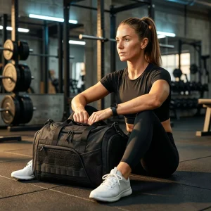 Custom Logo Waterproof Hiking Sports Weekender Bag Garment Mini Gym Bag Small Travel Duffel Bags For Men