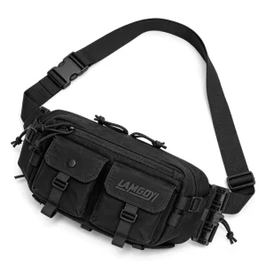 Custom Logo Waterproof Men’s Chest Bag Shoulder Bags Crossbody Sling Bag