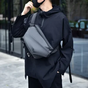 Custom Logo Waterproof Nylon Lightweight Anti-theft Designer Men’s Shoulder Bag