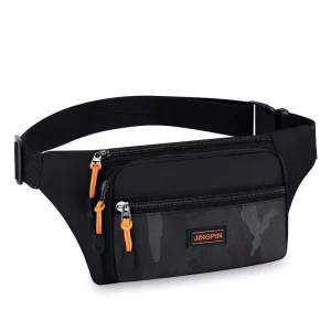 Custom Logo Waterproof Oxford Waist Bag Sport Fanny Pack Mobile Phone Organizer Men’s Crossbody Bag Water-resistant Chest Bag