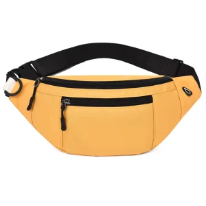 Custom Logo Women’s Portable Chest Bag Waterproof Crossbody Waist Fanny Pack with Zipper Closure Customizable