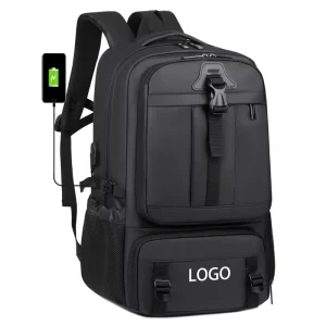 Custom Logo Youth Men’s Waterproof Anti-Theft Multifunctional 17 Inch Business Sport Travel Laptop Backpack with Shoe Storage