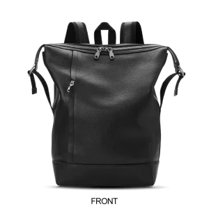 Custom Low Tariff Southeast Asia Made #PA0481 Men’s Large Outdoor Travel Backpack Soft Vegan PU Leather Backpack