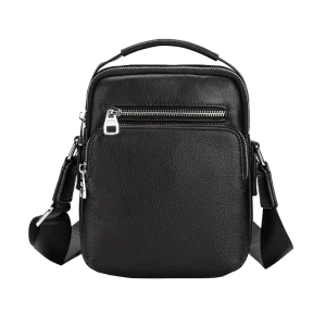 Custom Luxury Genuine Leather Side Bag for Men Luxury Messenger Bags