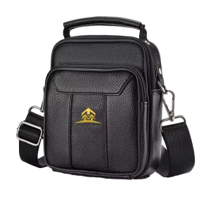 Custom Men’s Bags Large Capacity Men’s Genuine Leather Messenger Shoulder Bag for Traveling Outdoor Winter Summer Multifunction