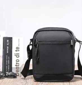 Custom Men’s Bonita Multi Functional Mini Crossbody Shoulder Bag Fashionable PU Waterproof Travel Accessory