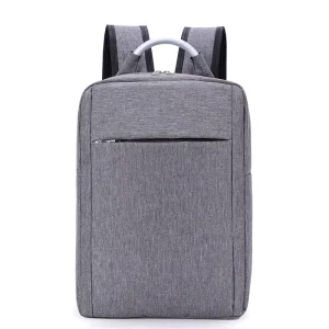Custom Men’s Casual Business Backpack Waterproof Universal Polyester Lining with Zipper for School & Laptop Carrying
