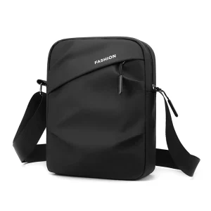Custom Men’s Fashionable Small Messenger Sling Bag Lightweight Waterproof Compact Travel Work Crossbody Shoulder Bag