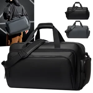 Custom Men’s Large Capacity Waterproof Gym Luggage Bag Oxford Fashion Business Travel Bag With LOGO