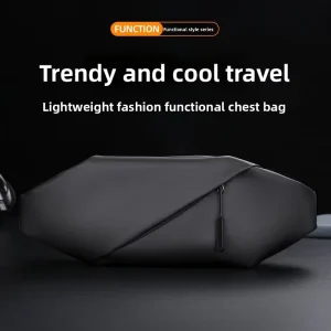 Custom Men’s Multi functional Casual Crossbody Shoulder Chest Bag Large Capacity Business Functional Trendy