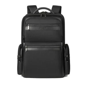 Custom Men’s Nylon Large Capacity Backpack Business Travel Commuting Laptop Backpack With USB Charging