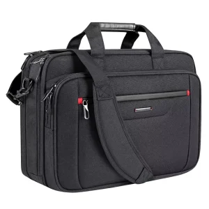 Custom Men’s Travel Business Laptop Briefcase 17 Inches Polyester Padded Portable Shoulder Messenger Bag