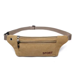 Custom Men’s Vintage Single Shoulder Crossbody Fashionable Waterproof Nylon Zipper Sling Portable All Seasons Cell Chest Bag