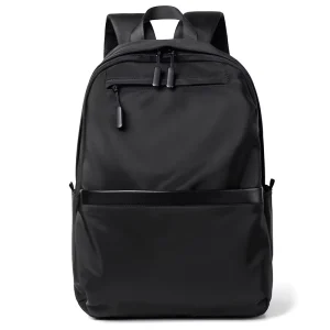 Custom Men’s Waterproof Laptop Briefcase Shoulder Bag Polyester Lining Anti-Theft Feature Zipper Closure