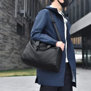 Custom Men’s & Women’s PVC Casual Duffel Bag with Dry Wet Separation Large Capacity for Fitness & Travel
