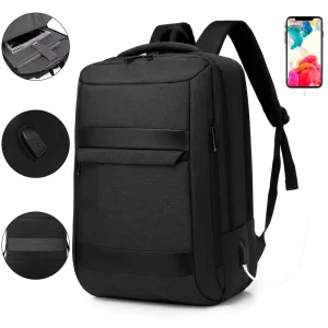 Custom New Designer Waterproof Multi-function Business Men’s Computer Student School Laptop Bag Backpack with USB