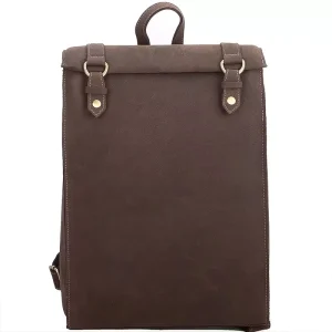 Custom Newest Design Leather Craft Men’s Full Crazy Horse Genuine Leather Backpack 15.6″ Laptop Vintage Style Bookbag