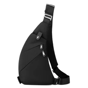 Custom Nylon Tactical Men’s Crossbody Chest Bag Sling Bag Multifunctional Waterproof Casual Messenger Bag