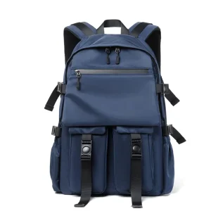Custom OEM Designer New PU Anti Theft Waterproof Laptop Backpack Zipper Large 15.6 Inch Computer Travel School Bag for Students