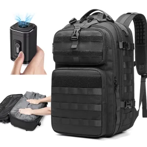 Custom Outdoor Vacuum Backpack Men’s Tactical Backpack for Hiking Backpack W/ Molle System Waterproof Vacuum Tactical Backpacks