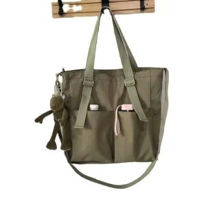 Custom Oxford Cloth Crossbody Single Shoulder Messenger Satchel Bag Large Shopping Tote for Students Adults Women’s Men’s