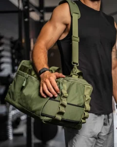 Custom Portable Duffle Gym Sports Sneaker Bag Mens Travel Gym Duffel Bag with Shoes Compartment
