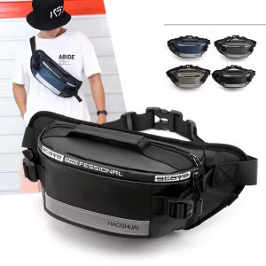 Custom Print Cell Phone Bag Waterproof Shoulder Sling Men’s Bag Bike Fanny Pack
