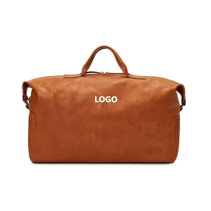 Custom Private Label Men’s Fashion Duffel Travel Bag with Handbag Zipper Closure