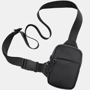 Custom RFID Blocking Travel Sling Bag for Men Waterproof Utility Mini Compact Crossbody Faraday Chest Sling Bag