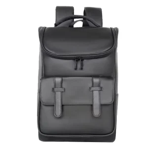 Custom Silicone Leather Backpack Waterproof Stain Resistance Mold proof Lightweight Daily Leisure Men’s Laptop Backpack