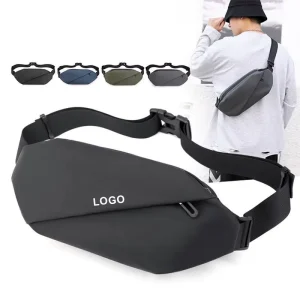 Custom Sling Bags Crossbody Nylon Leather Single Shoulder Crossbody Men’s Messenger Chest Sling Bag
