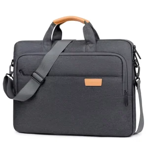 Custom Soft Waterproof Laptop Case Men’s Luxury Professional Briefcase Office Travel Work 14” 15.6 17 Handbag