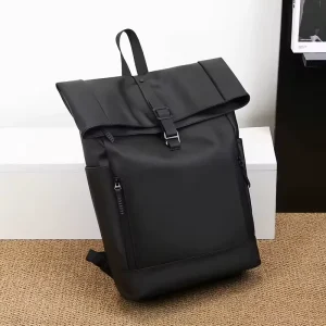 Custom Sports Casual Men Black Large Capacity Business Travel Laptop Backpack Bag