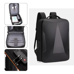 Custom Stock Nylon Waterproof Business Student Backpack Travel Anti theft Bag Large Capacity Expandable Men’s Laptop Backpack