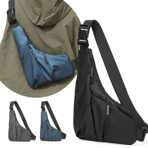 Custom Stylish Large Capacity Men Shoulder Crossbody Bag Handbag Leisure Sling Bag Travel Waterproof Chest Bag Daypack