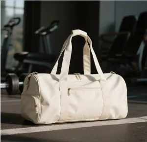 Custom Unisex Water Resistant Gym Duffel Bag Sports Tote & Crossbody Sling for Workout Fitness Shoulder Bag for Men & Women