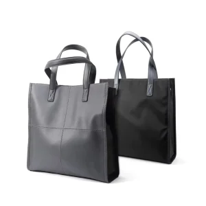 Custom Vegan Leather Handbags Tote Bag for Men