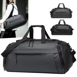 Custom Waterproof Large Capacity Men’s Business Travel Bag Casual Style Zipper Closure Easy Portability Suitable for Work Trip